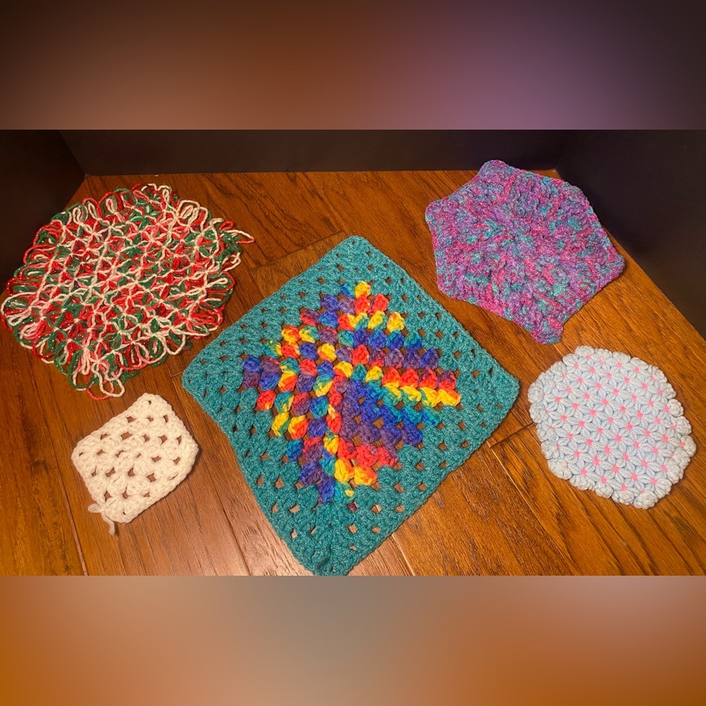 Beautiful‎ and Colorful Crochet Squares